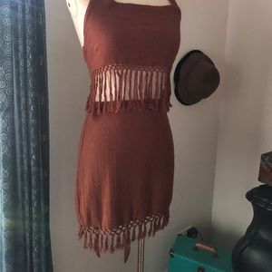 Jasmine Knit Skirt (Bronze)